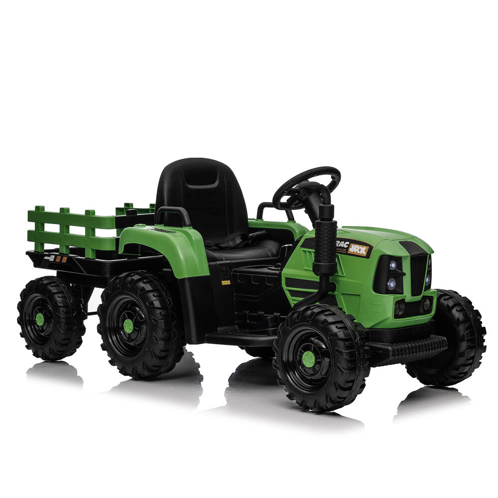 24V 400W Electric Ride-On Tractor Toy with Trailer