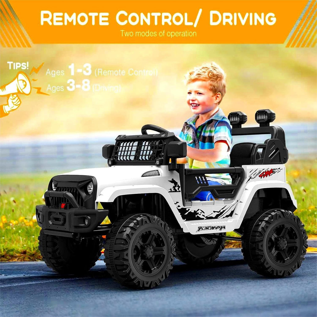 12V Electric Ride-On Truck Car for Kids with Remote Control and Music