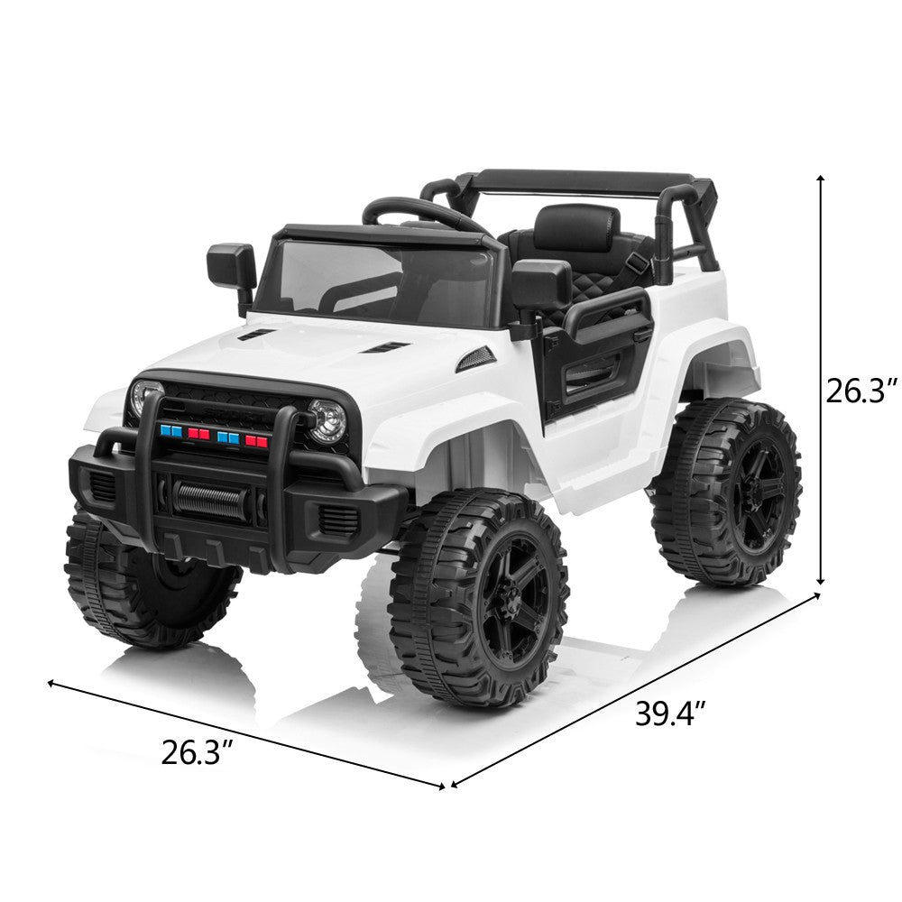 12V Kids Electric Ride-On Truck Car with Parental Remote Control