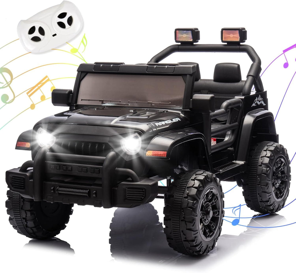 12V Kids Electric Ride-On Truck Car with Parental Remote Control Toy Vehicle