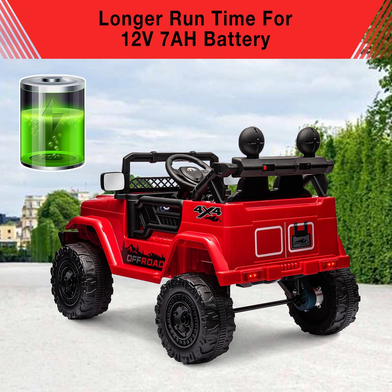 12V Electric Ride-On Truck Car with Parent Remote Control