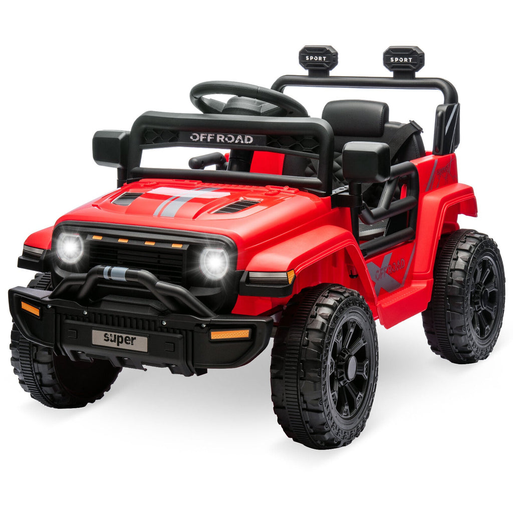 12V Ride-On Truck Car Toy with Parent Remote Control for Kids Ages 3-5