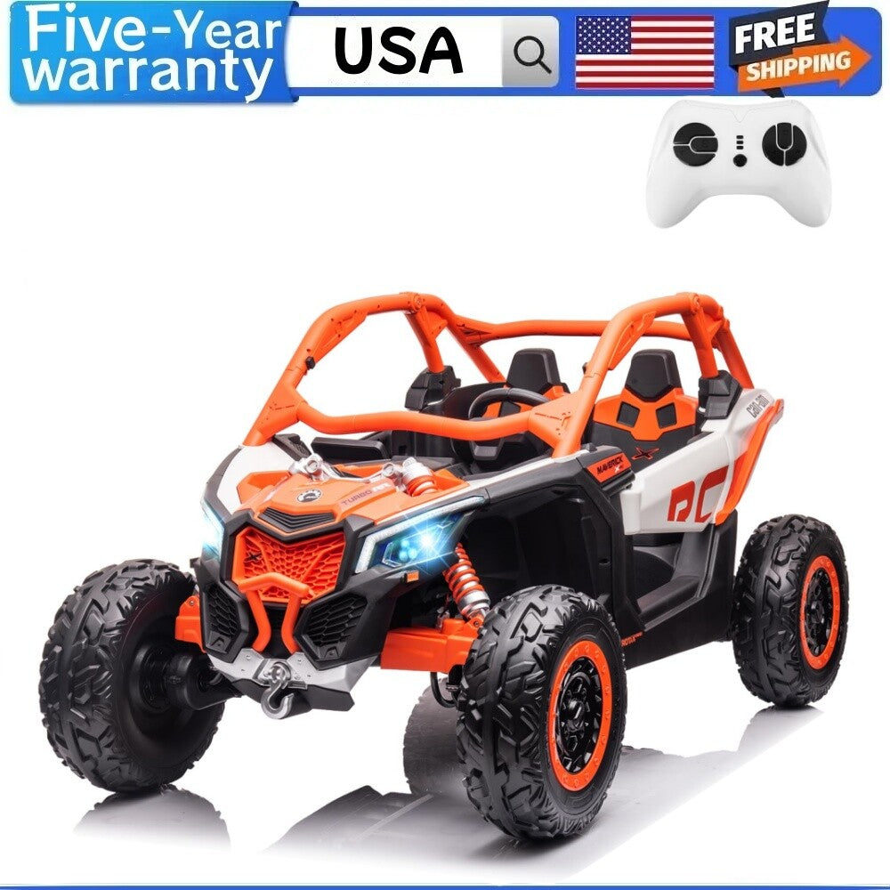 Electric 2-Seater Ride-On UTV Car with 24V 7AH Batteries and 200W Motor Licensed Can-Am Design