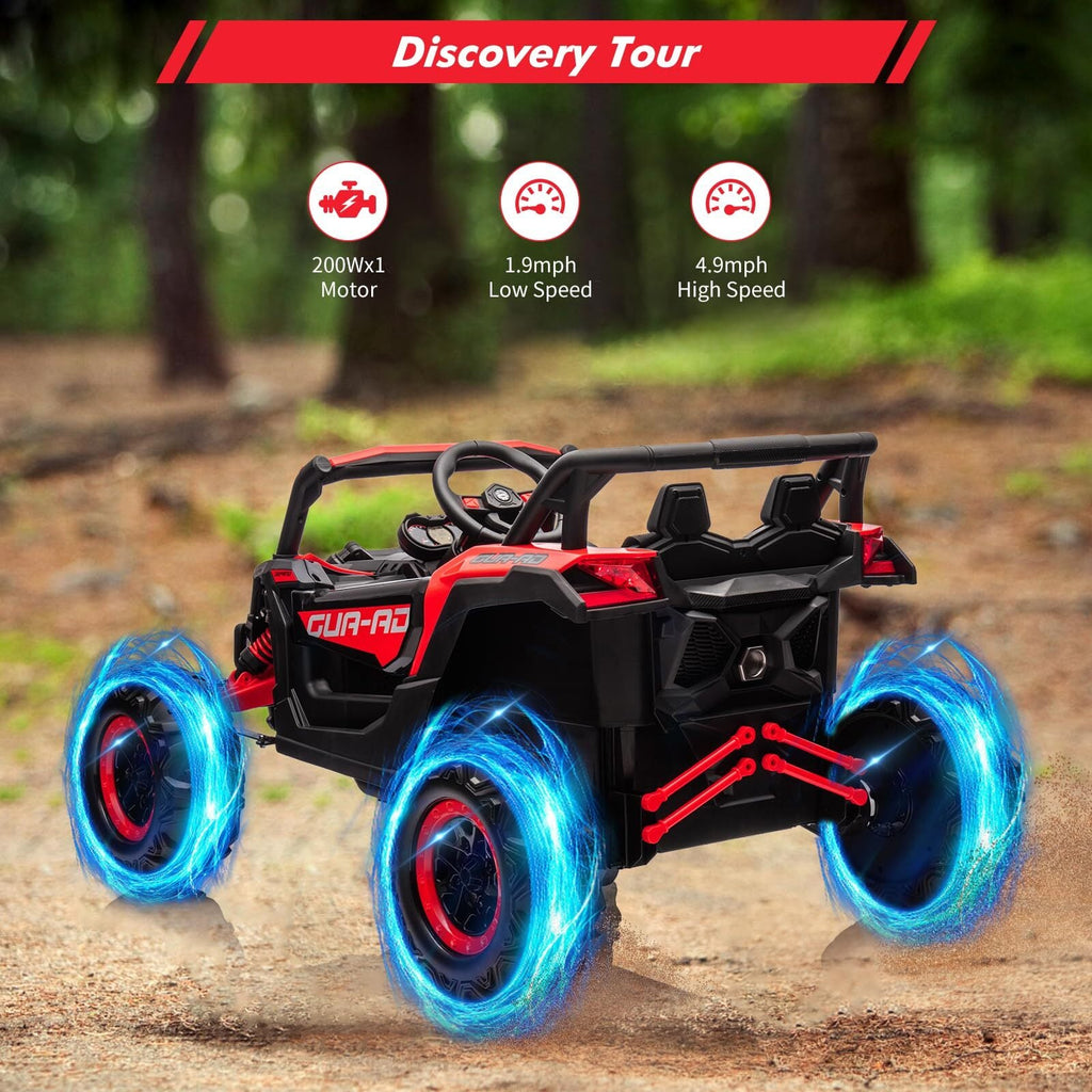 24V Battery-Powered Electric Off-Road UTV Ride-On Car with Remote Control