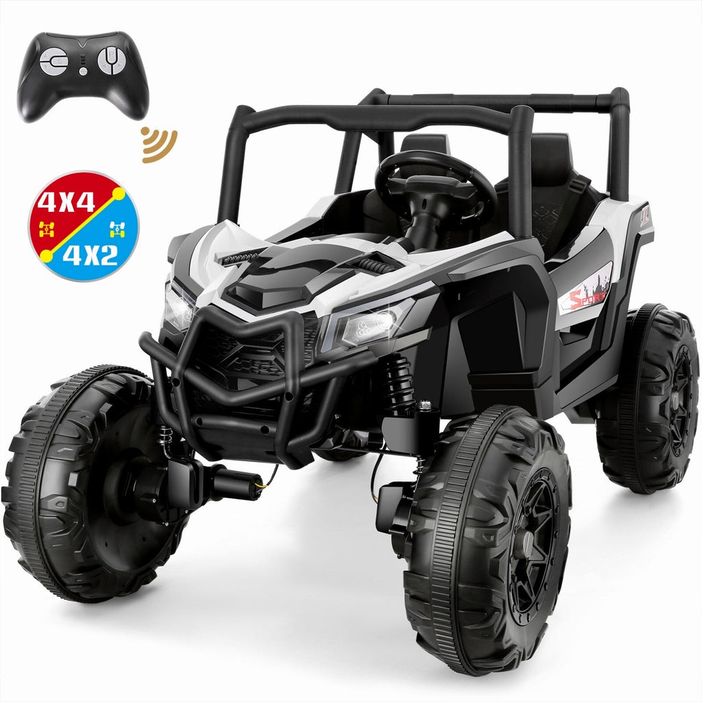 24V 4WD Off-Road Electric Ride-On UTV Car for Kids, 2-Seater with Remote Control and 4x200W Motors
