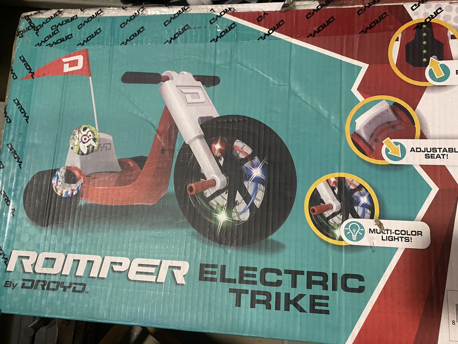 Electric Motorized Kids Tricycle with Parental Speed Control