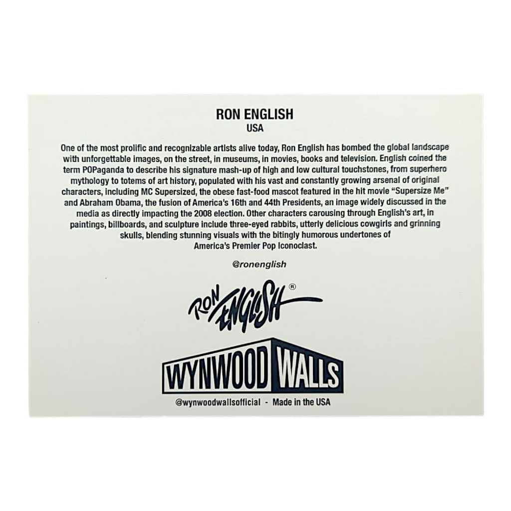 Ron English Grin Art Card