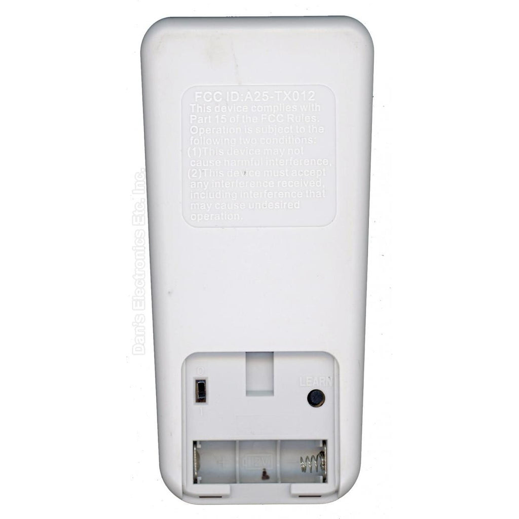 Anderic RRTX012 Replacement Ceiling Fan Remote Control for Harbor Breeze A25-TX012, A25-TX025