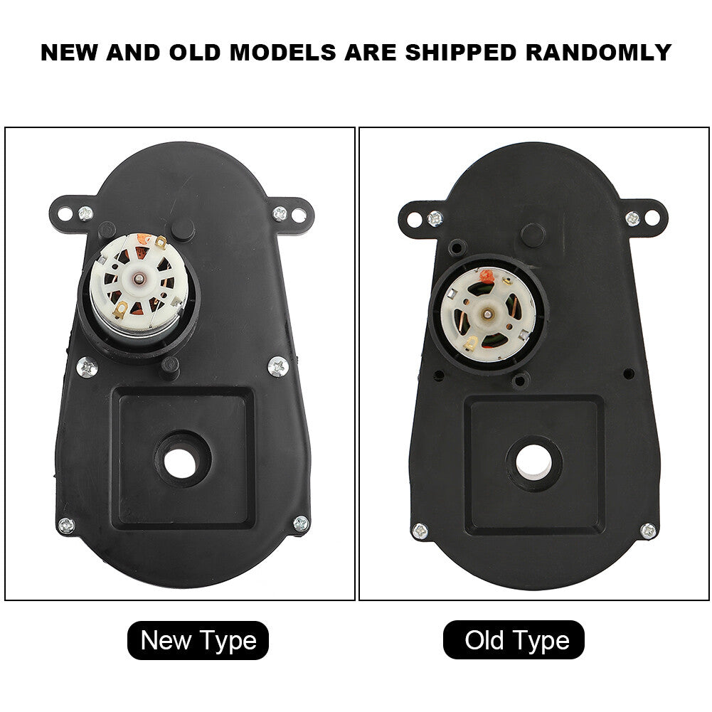 6V 5500RPM RS380 Electric Motor with Gearbox for Kids' Toy Car Steering