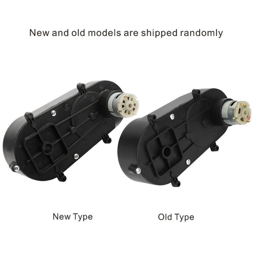 Electric RS380 Motor Gearbox and Steering Gear Box for Children's Toy Cars