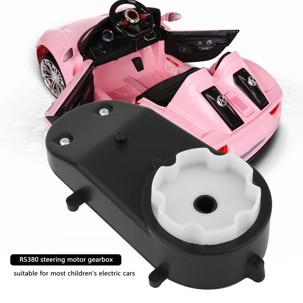 Electric RS380 Motor Gearbox and Steering Gear Box for Children's Toy Cars