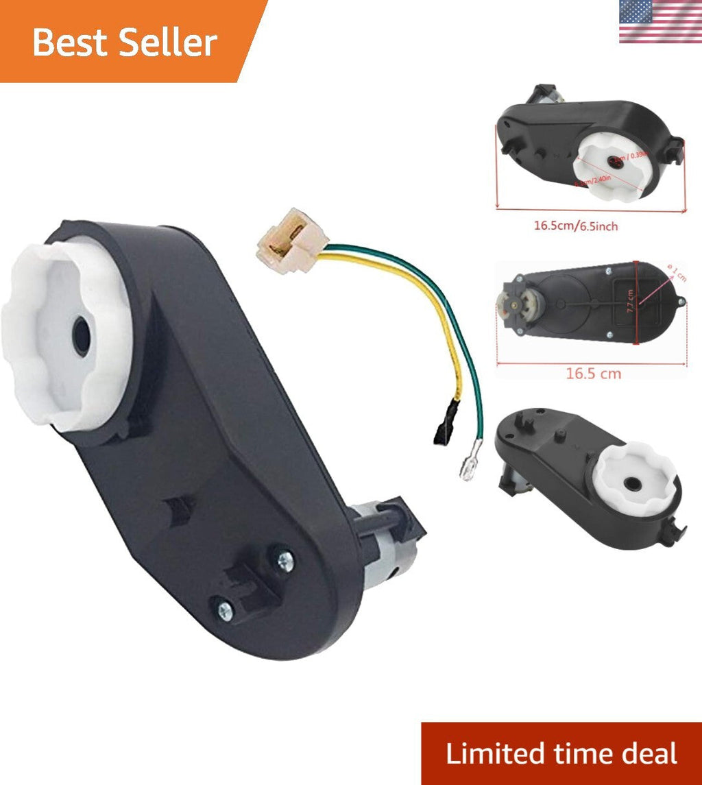 RS390 18000 RPM Motor Gearbox for Kids Ride-On Vehicles Durable Easy Install