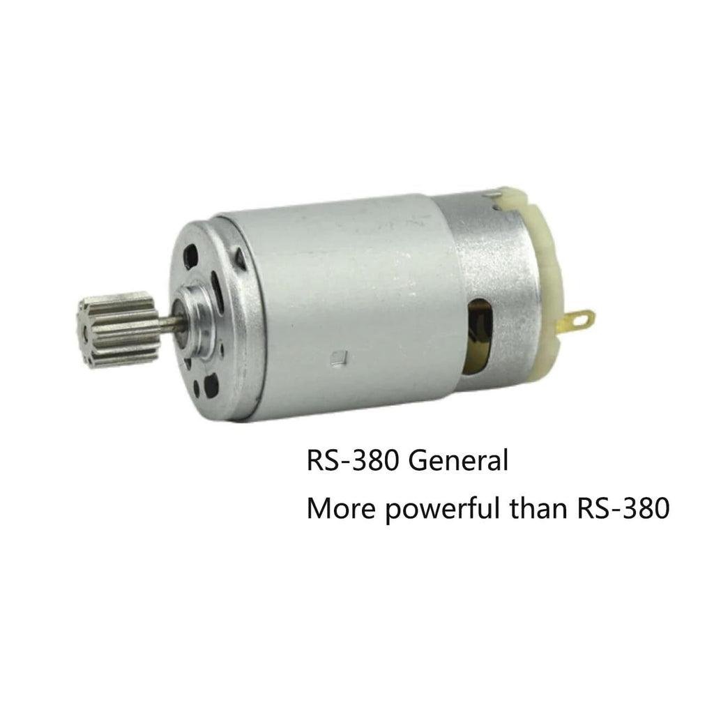 RS390 6V DC Electric Motor 16000RPM 12-Tooth Gear for Toy Cars