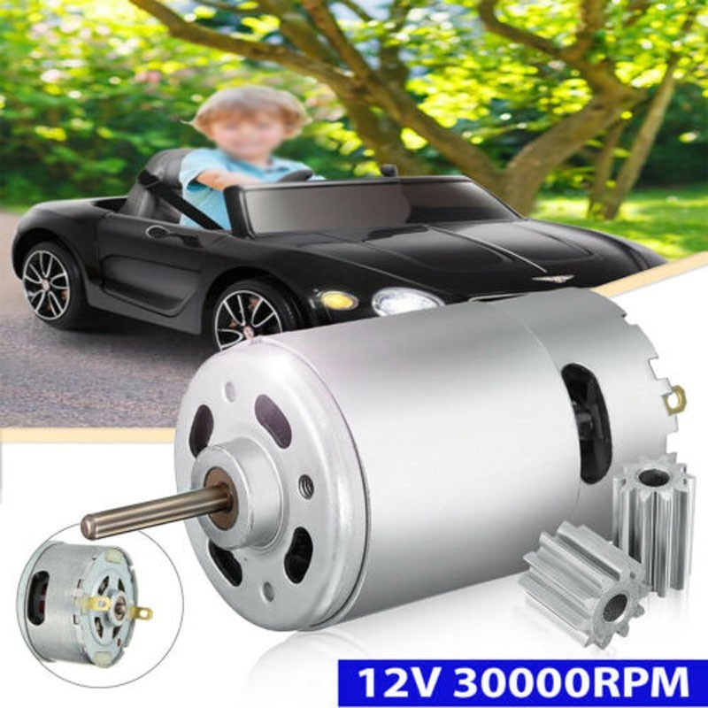 RS550 High-Speed 30000rpm Gear Motor Replacement for Toy Models