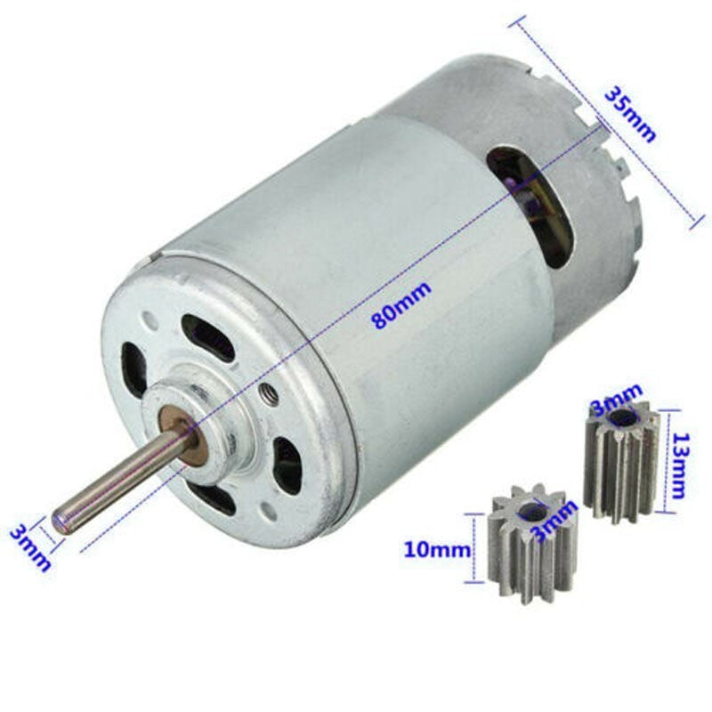 RS550 High Speed 30000RPM Motor Gear Replacement Part for Toys