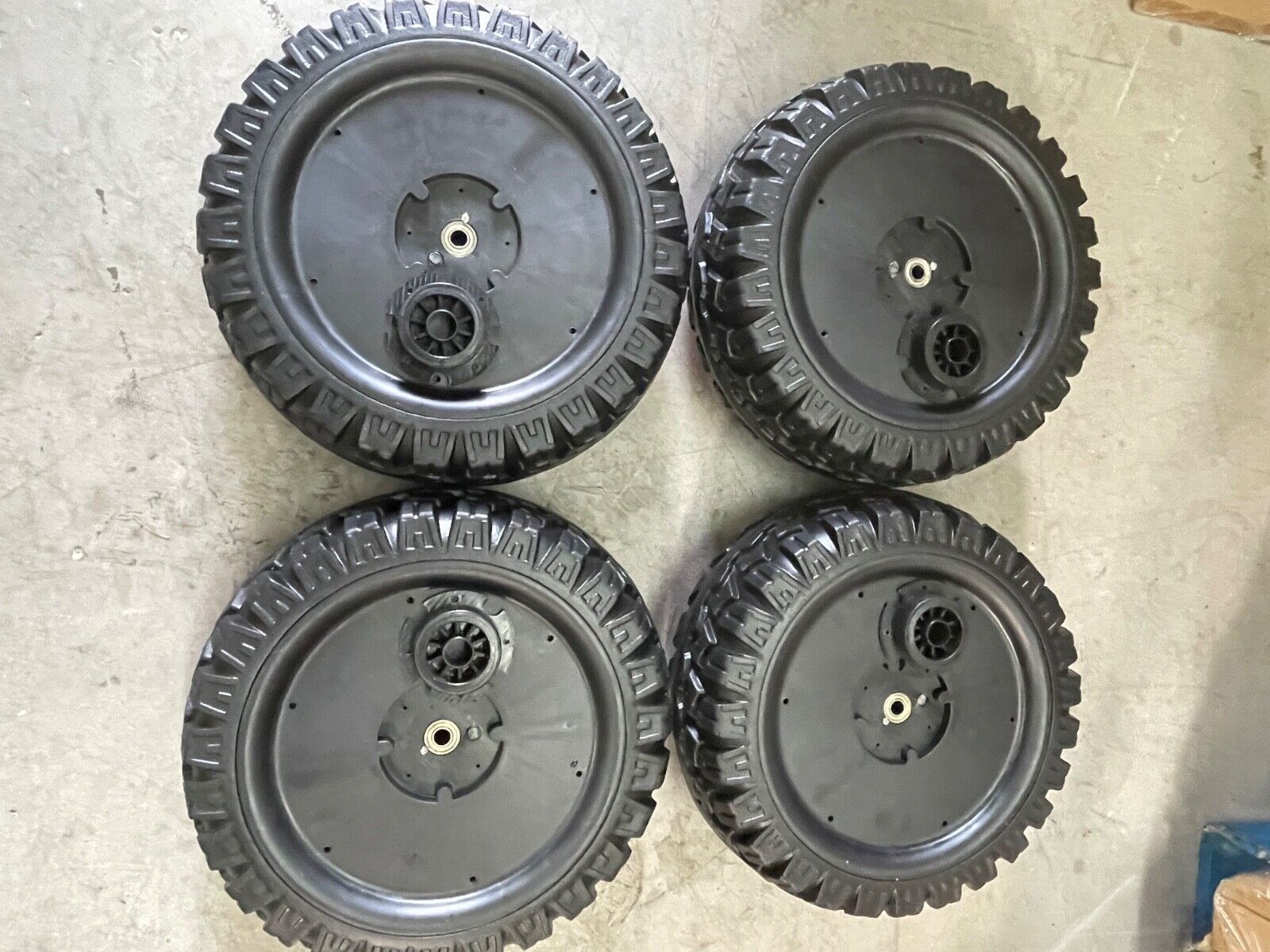 4 Rubber Tires All Weather Replacements For Ride On Car Toys On Sale Today