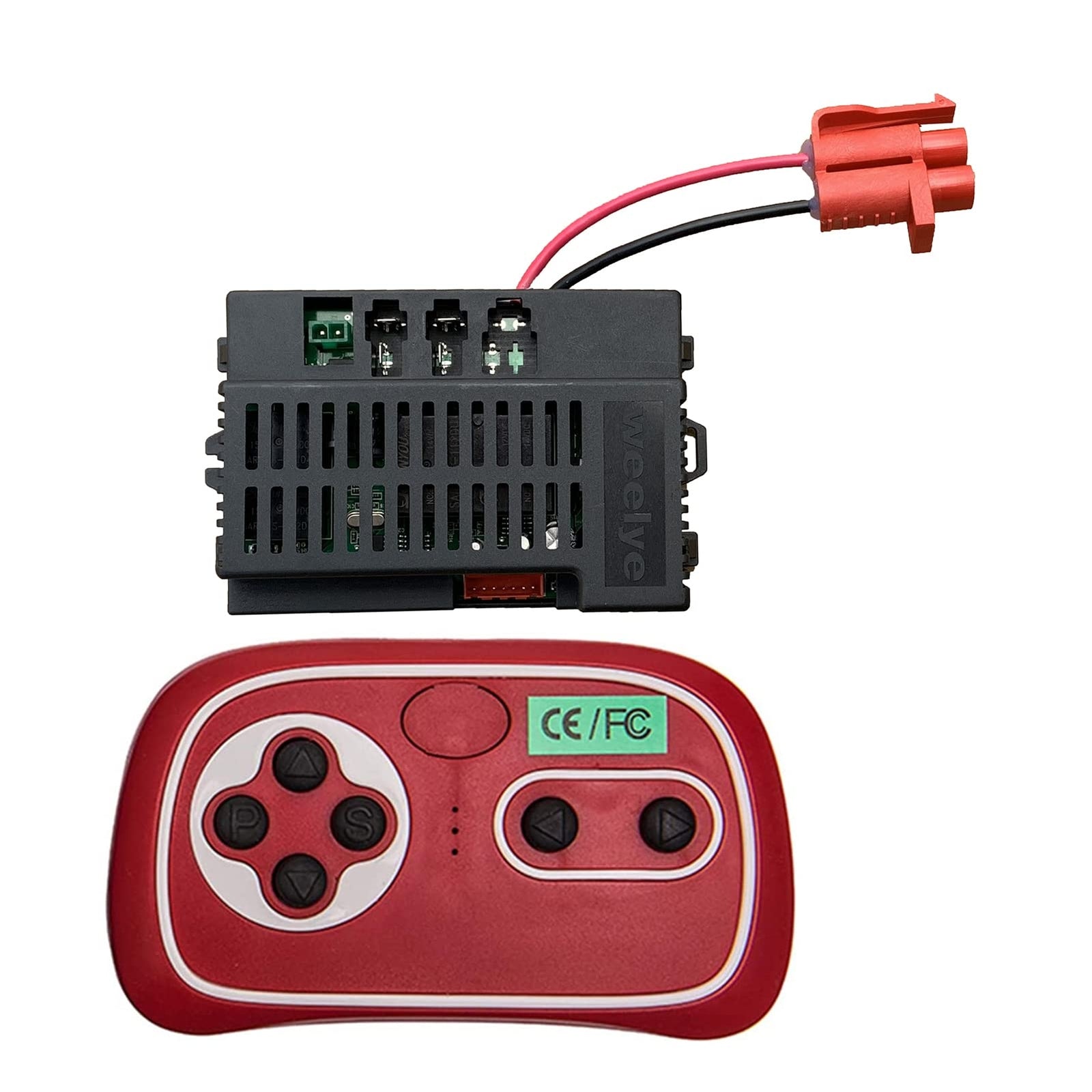 24V Bluetooth 2.4G Remote Control Receiver Kit for Kids Powered Ride-On Vehicles