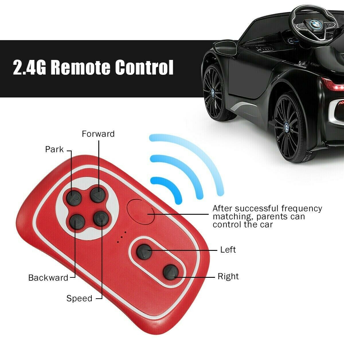 12V Official BMW I8 Children's Ride-On Vehicle
