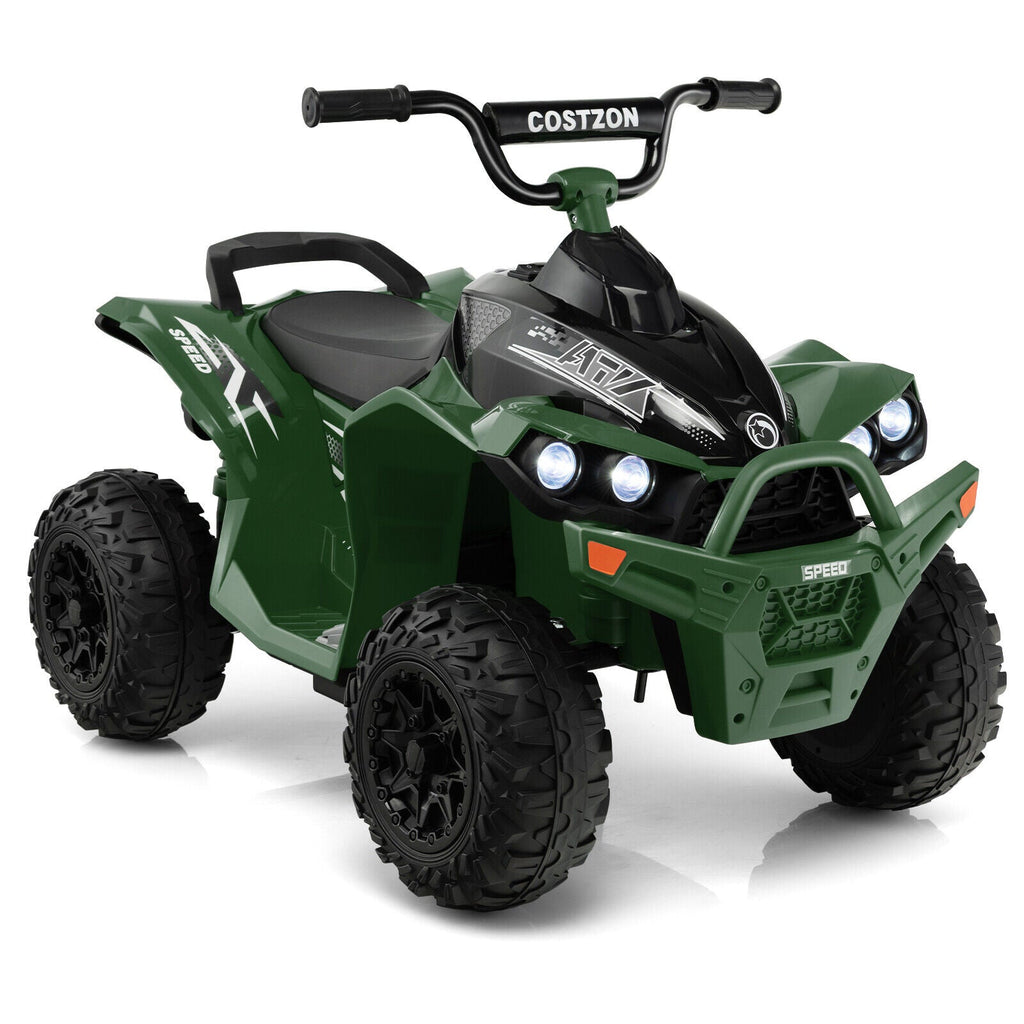 ATV-Inspired 12V Battery Powered Ride-on Toy Car for Kids in Eye-Catching Colors