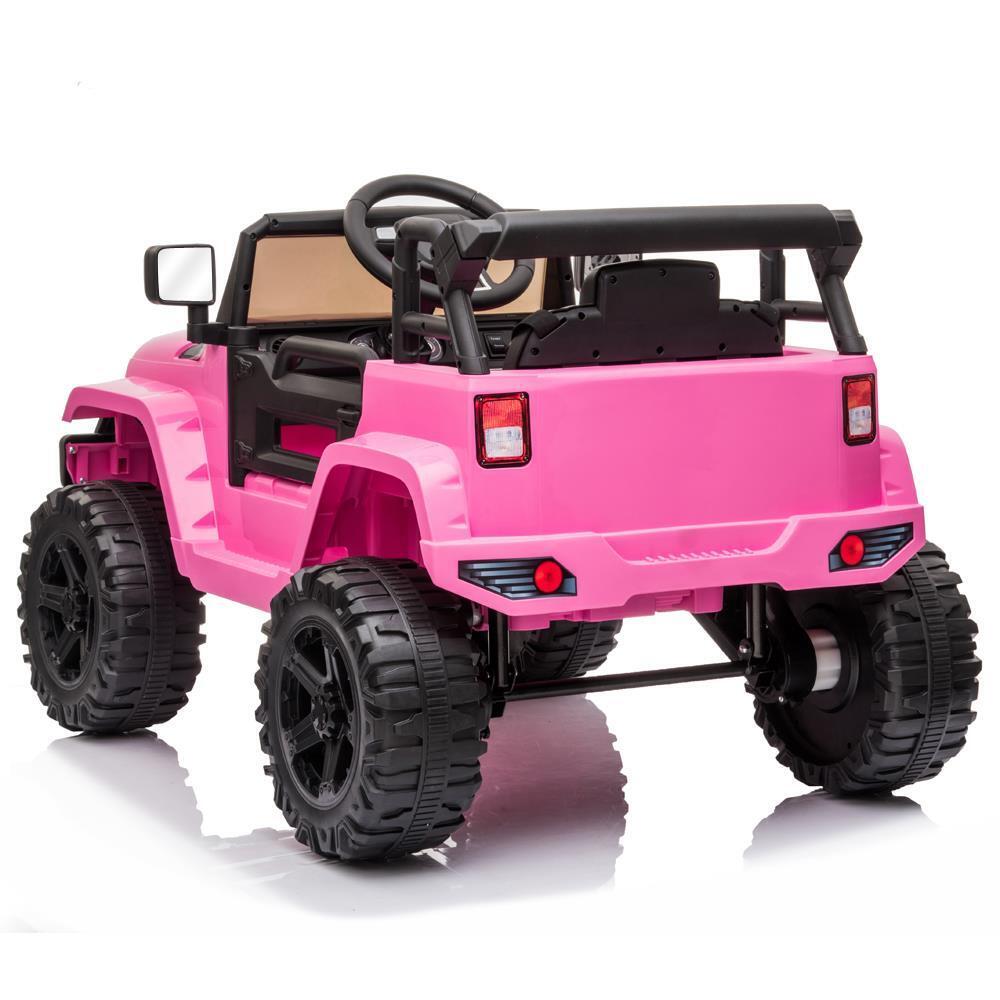 12V Pink Ride On Car Truck for Girls with 3 Speed Modes - Perfect Gift for Kids