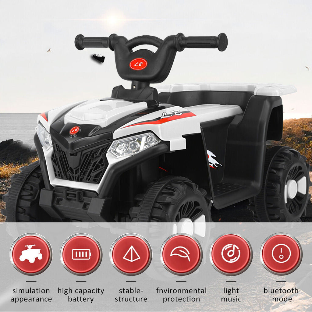 6V Electric ATV Quad Kids Ride-on Car Battery Powered 4-Wheel Motorcycle