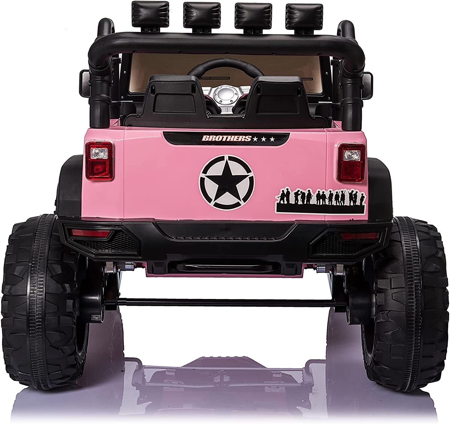 2 Seater Electric Kids Ride On Truck Car with Parent Remote Control and LED Lights - 24V 2x200W