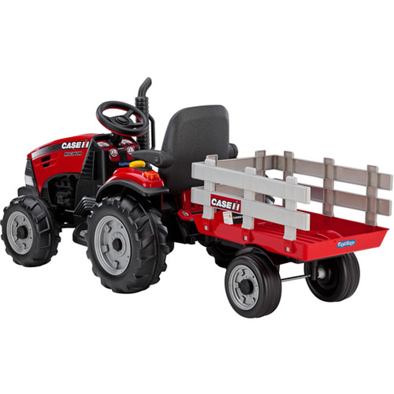 Case IH Magnum Tractor and Trailer 12-Volt Battery-Powered Ride-On - Brand New Model