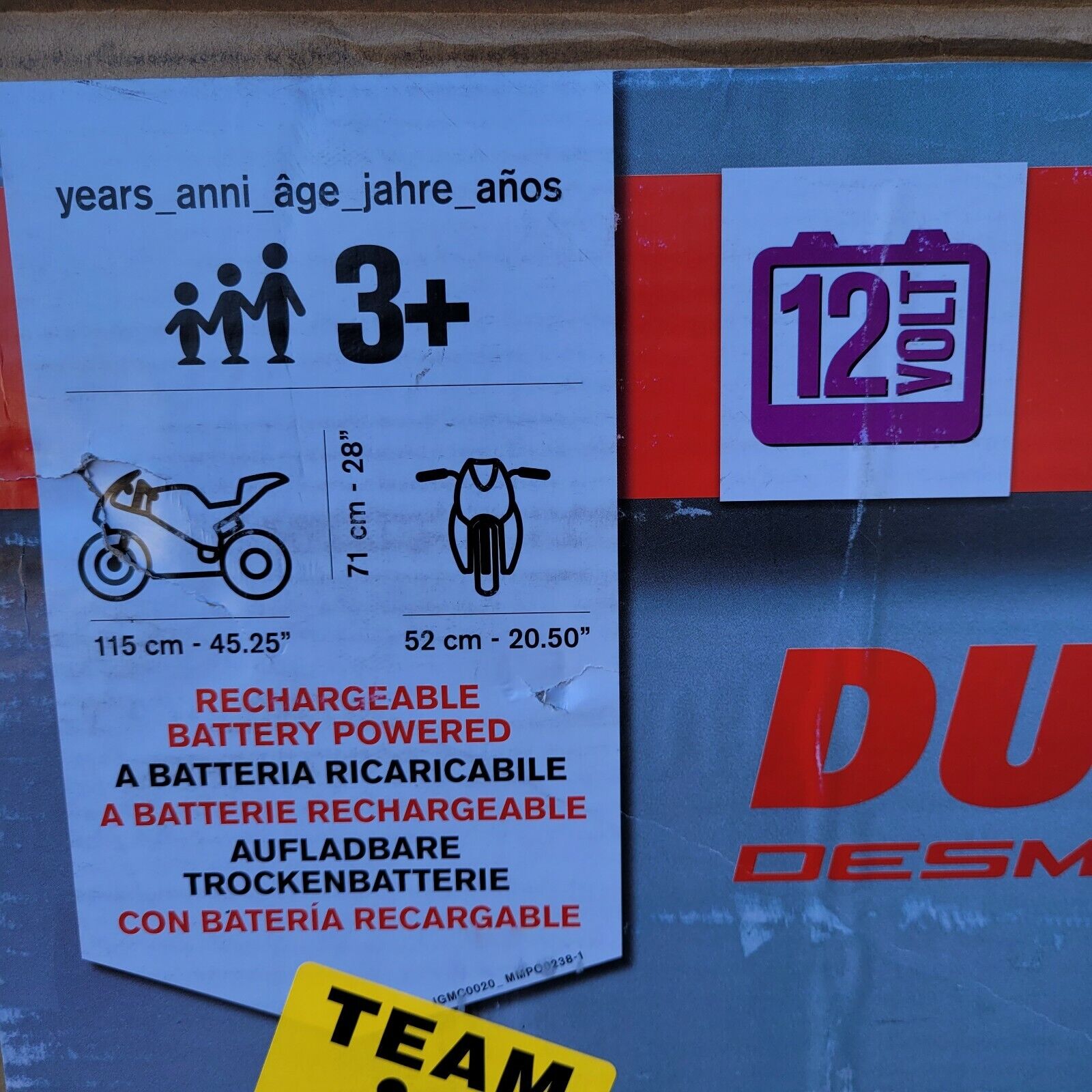 Peg Perego IGMC0020US Ducati GP Ride-On Motorbike