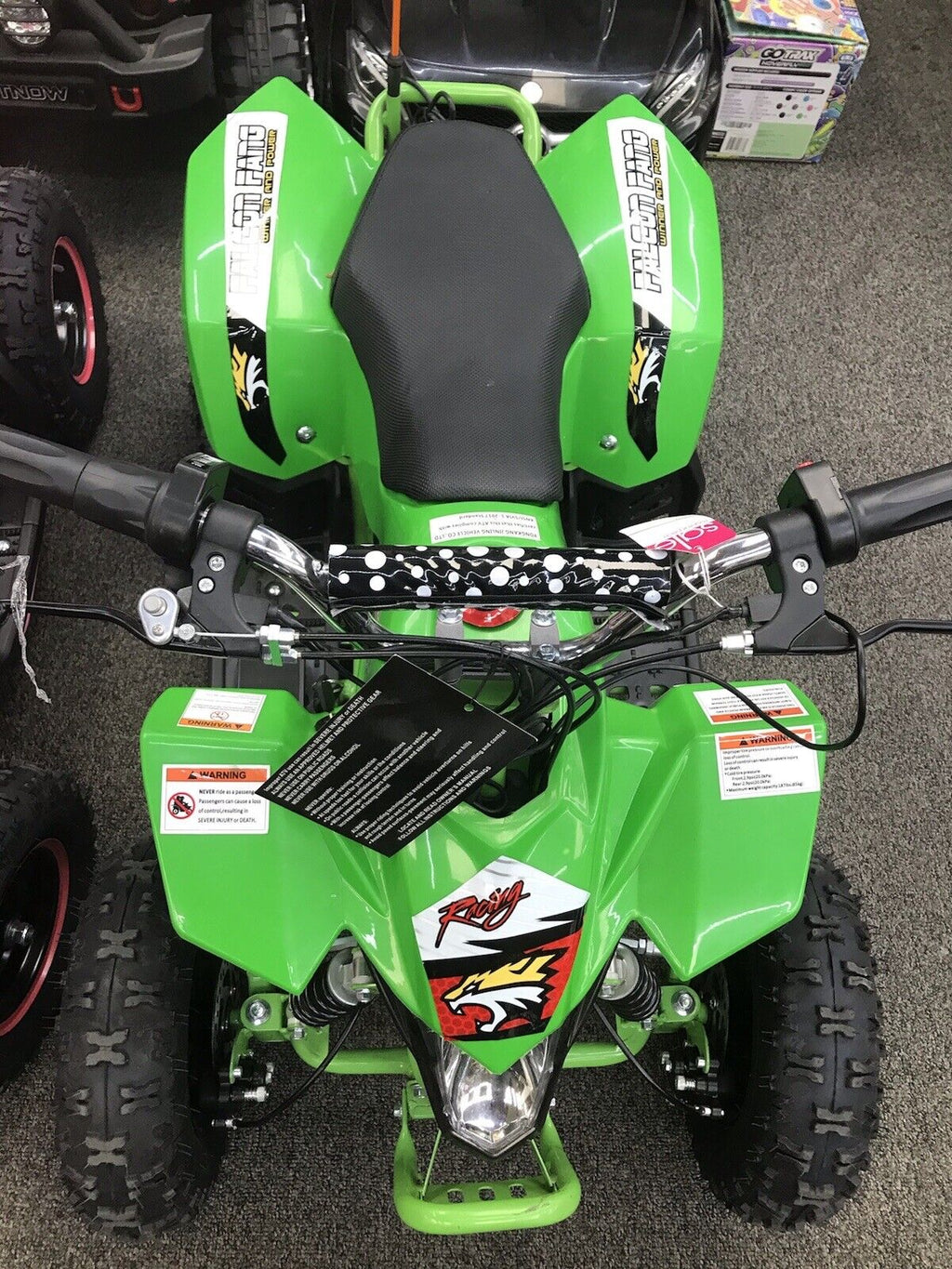800 Watt, 36 Volt, Children's All-Terrain Vehicle, Genuine Rubber Tires. Complimentary Delivery.