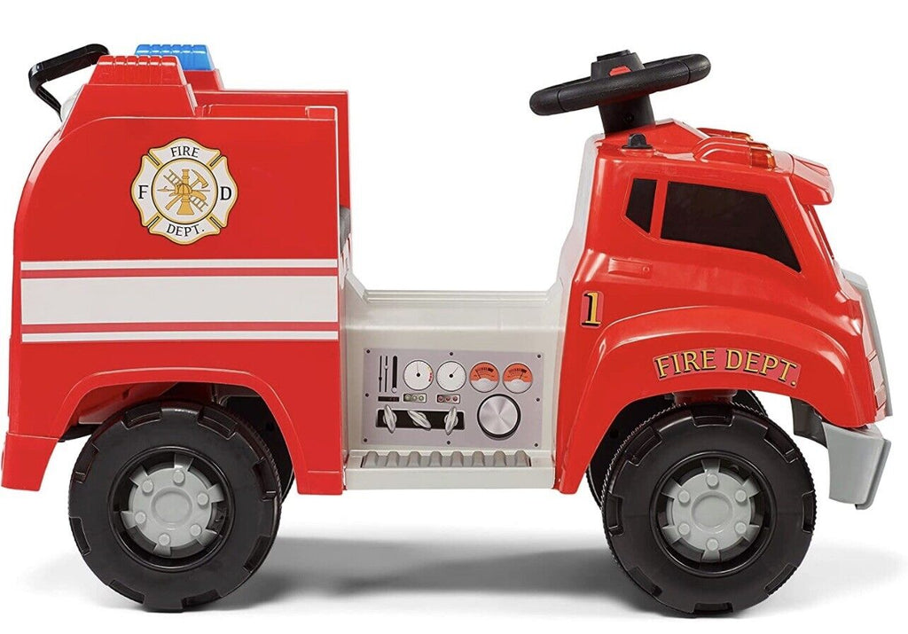Brand New Kid Trax Real Rigs Toddler Fire Truck with 6V Battery & Charger Included!