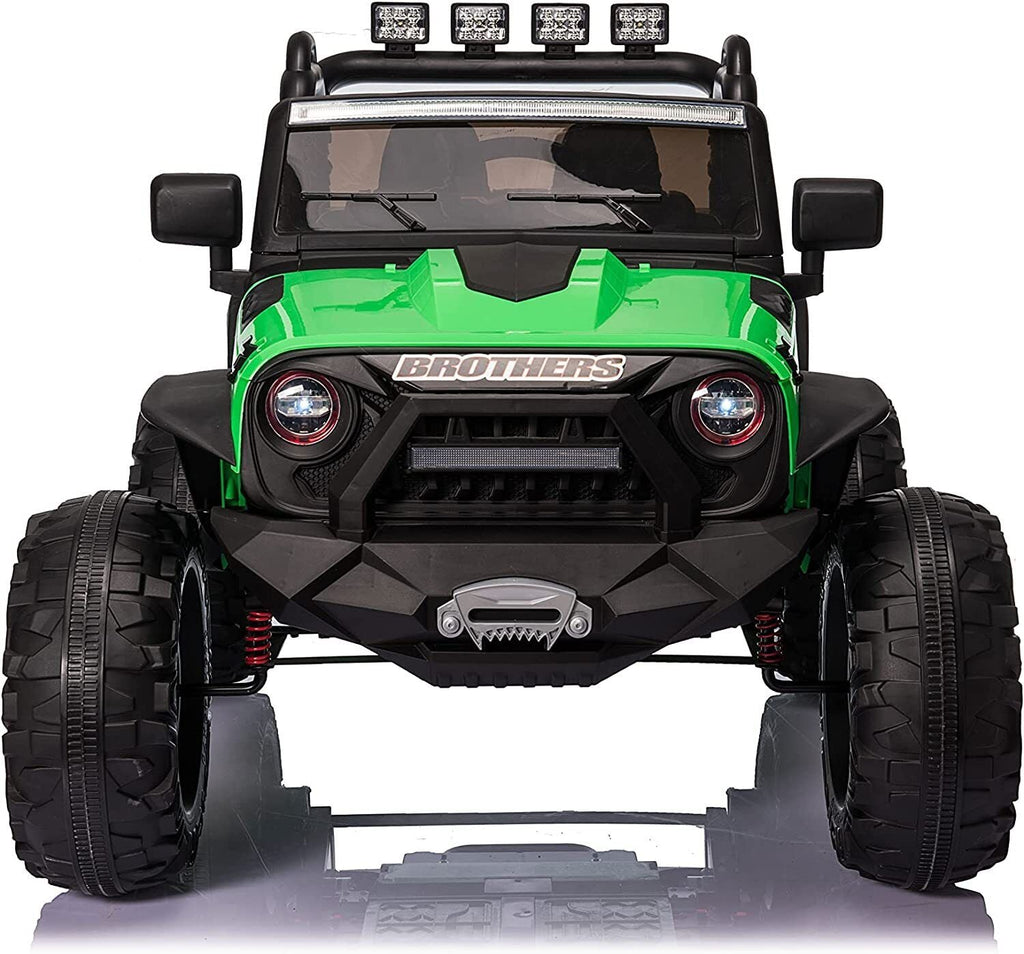 Premium 24V Electric Kids Jeep with 2X200W Battery, Remote Control, and 3-Speed Options