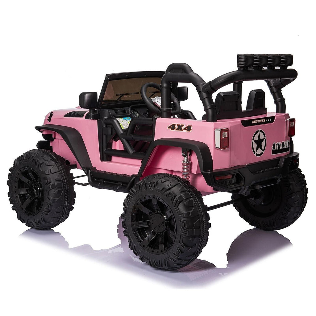 Premium 24V Electric Kids Ride-On Truck with MP3, LED Lights, and Remote Control - 3 Speeds, 2X200W Motors