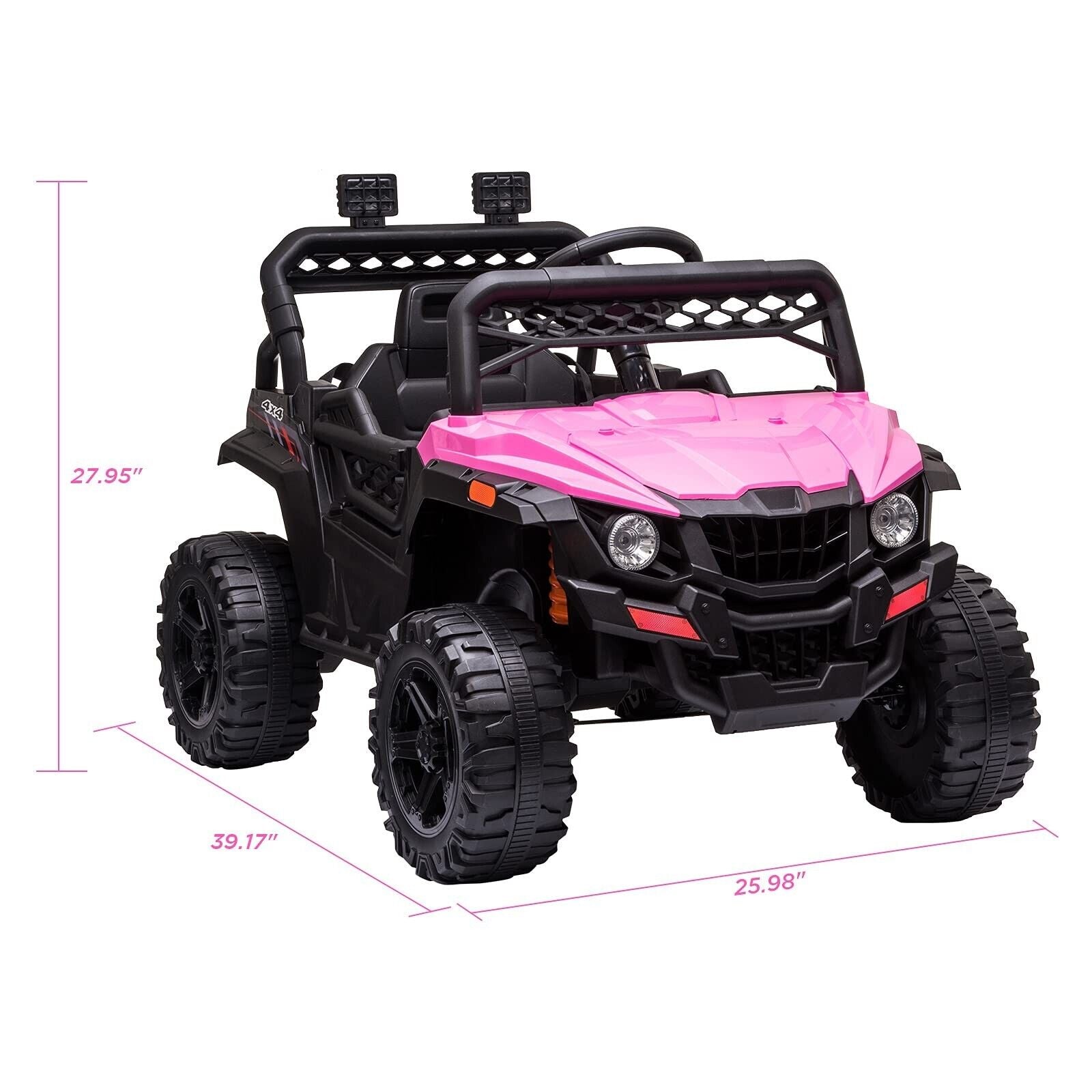 12V Kids Ride On Car Truck with Remote Control and Spring Suspension