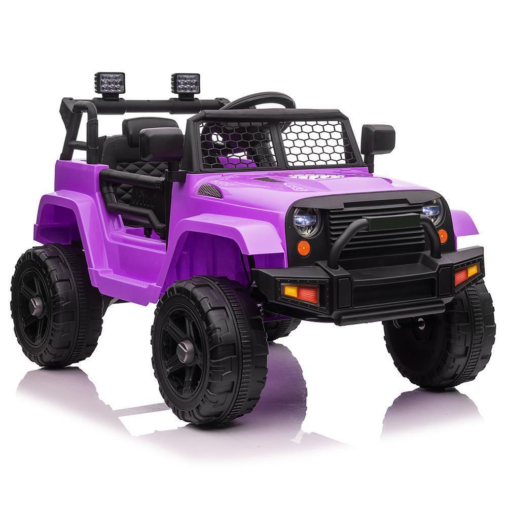Electric Ride-On Car for Kids with Remote Control - Purple