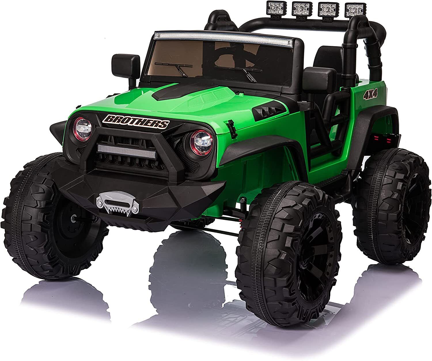 Premium 24V Electric Kids Jeep with 2X200W Battery, Remote Control, and 3-Speed Options