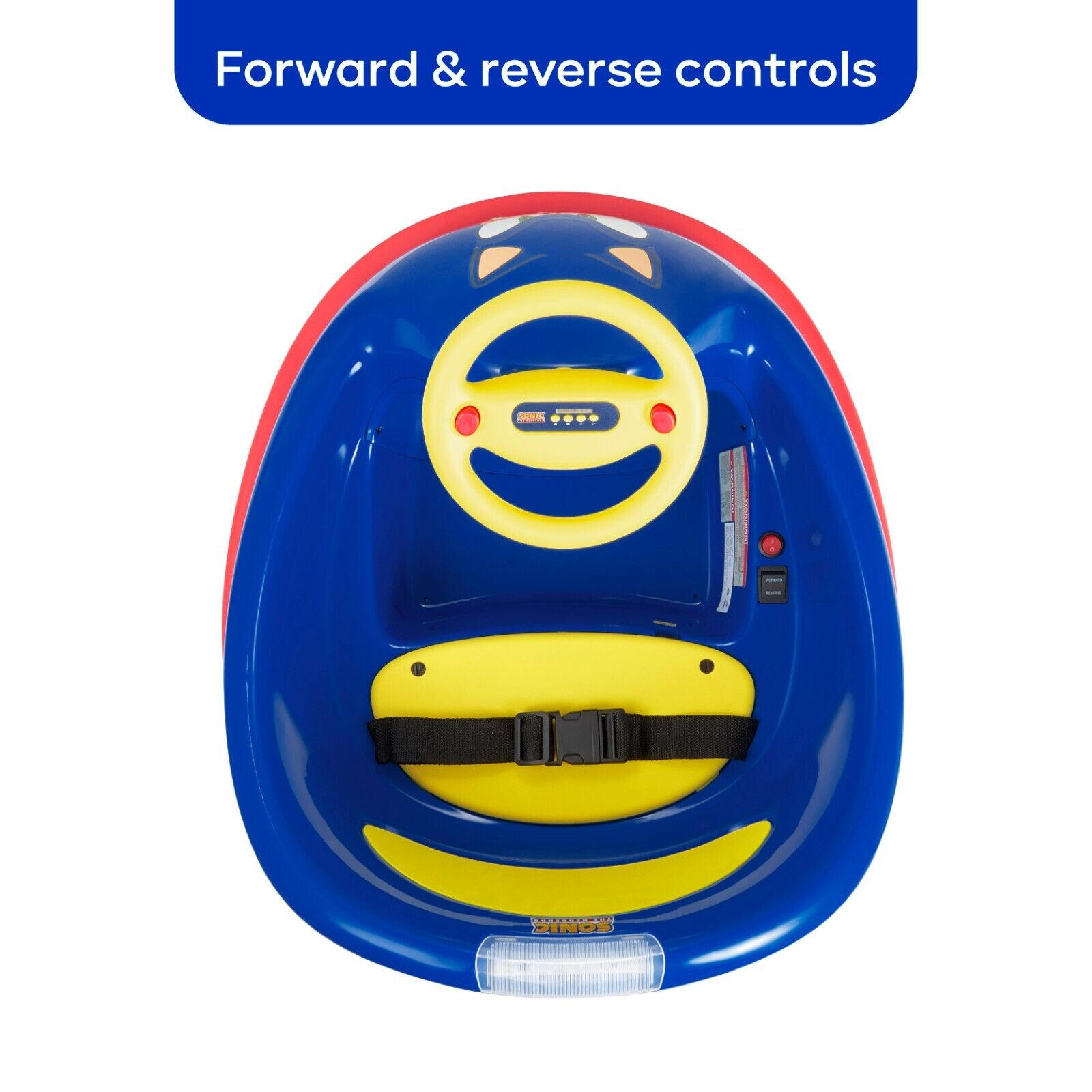 Rev up the Fun with Sonic's Electric Bumper Car: 2 Speeds and 360-Degree Turns for Kids!