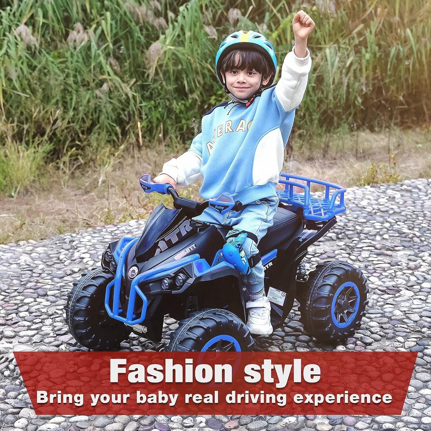 Electric Ride-On Quad Bike for Kids 3-7 Years Old - Perfect Gift for Children