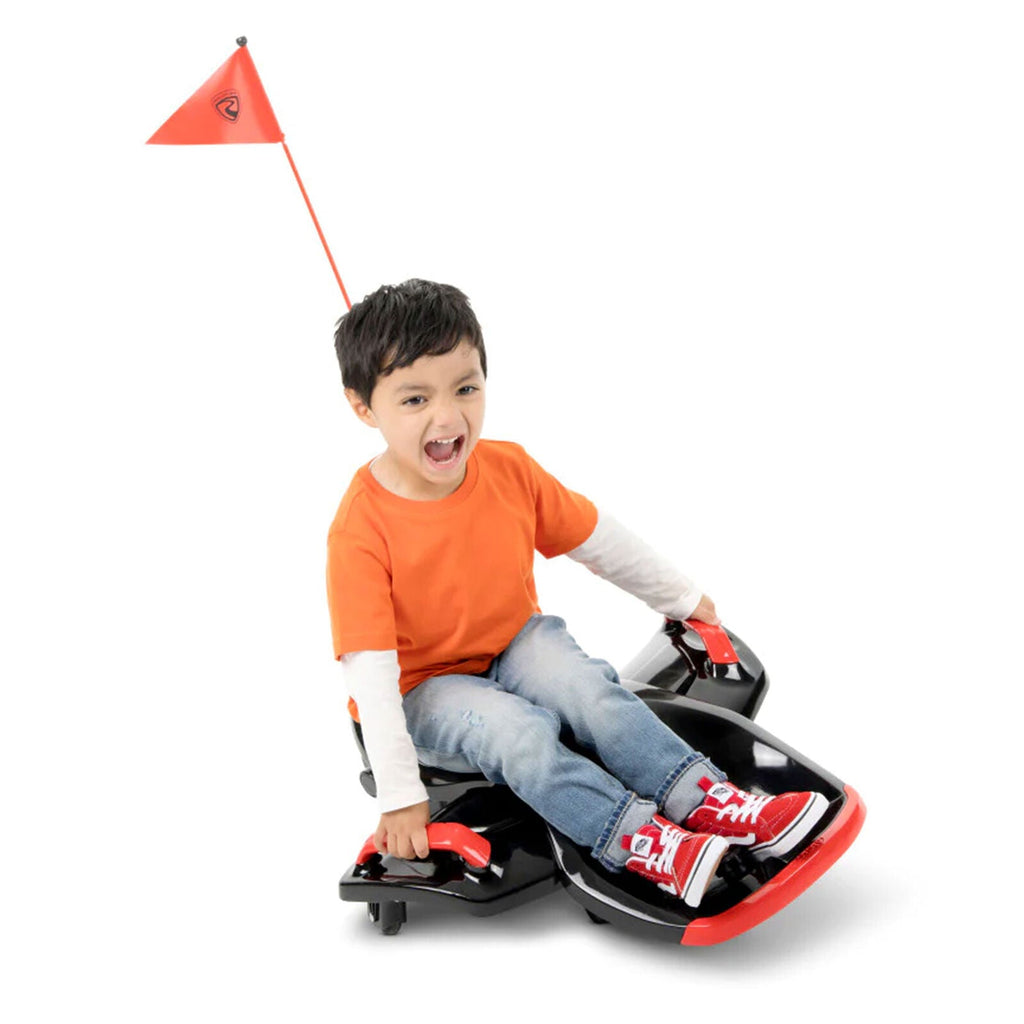 Compact 12V Rechargeable Ride-On Toy Vehicle - Rollplay Nighthawk Bolt, Black