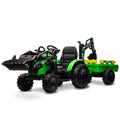 Electric Kids Ride on Tractor with Remote Control and LED Lights