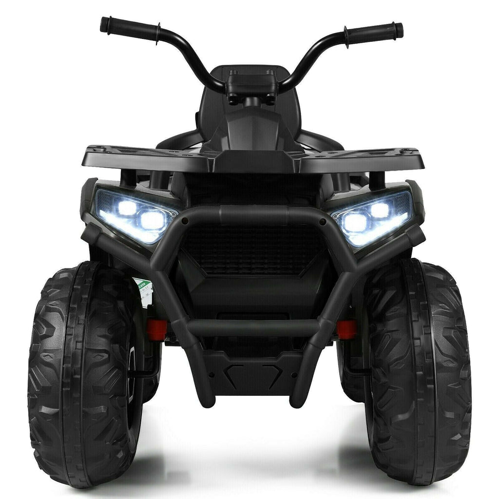 12 Volt Children's Electric Four-Wheeler ATV Quad with MP3 Player and LED Illumination