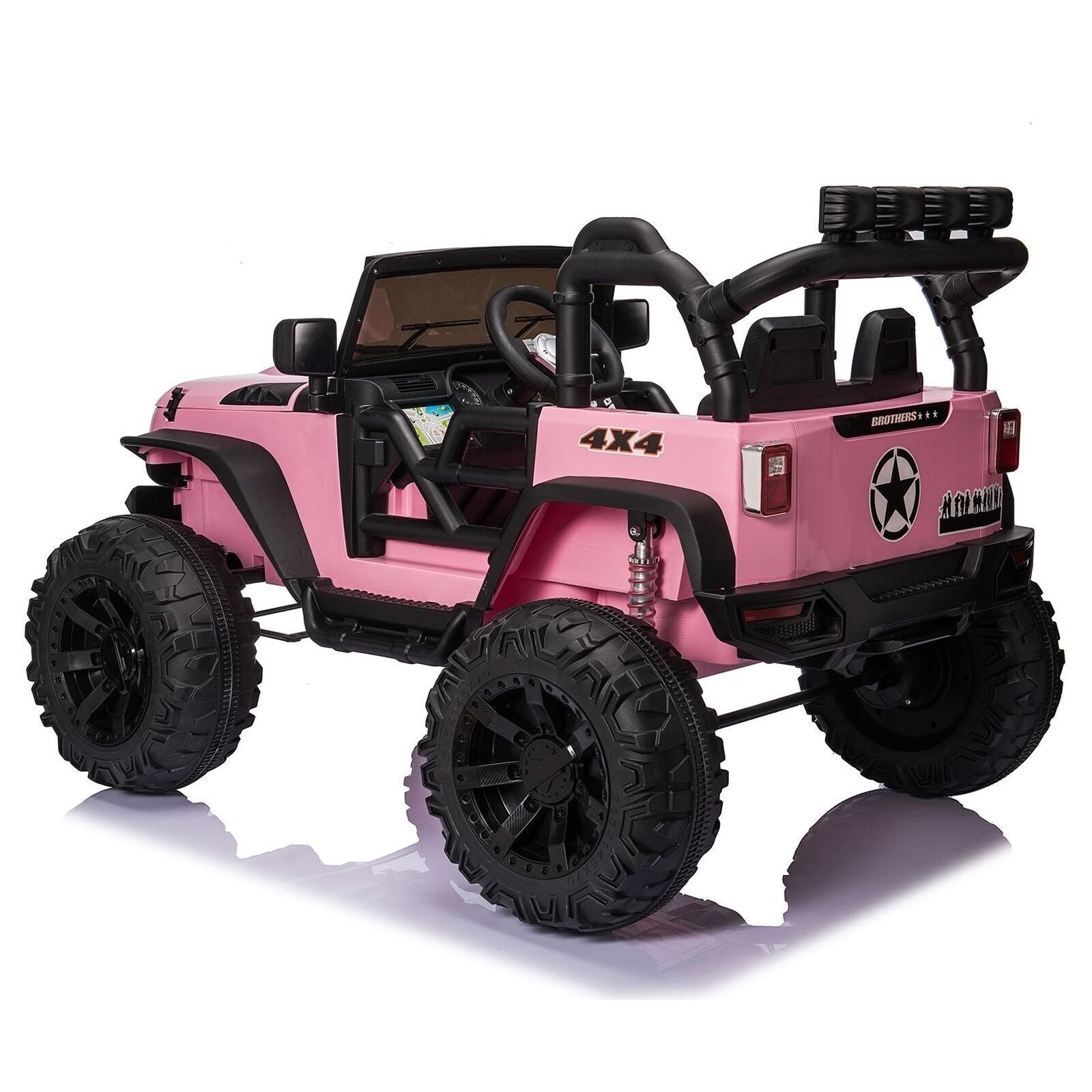 2-Seater Electric Ride-On SUV Truck for Kids with Remote Control, MP3 Player, and LED Lights - 400W Power