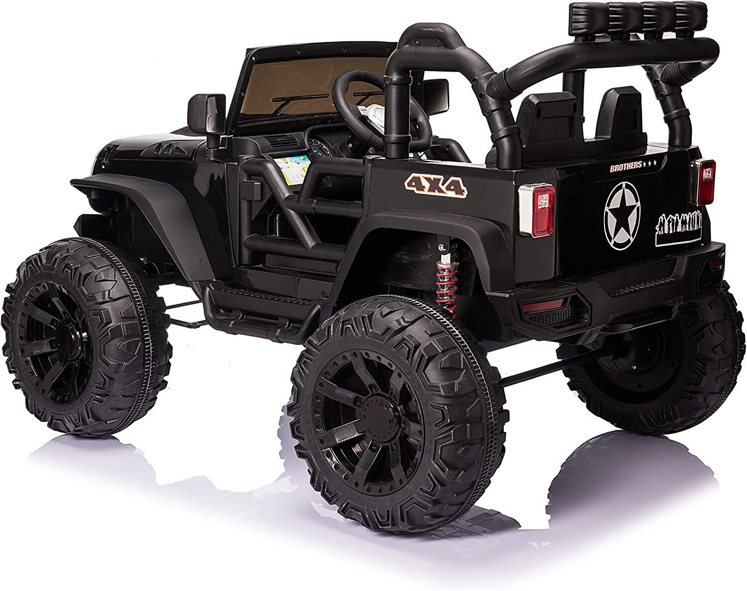 Premium 24V Electric Kids Jeep with 2X200W Battery, Remote Control, and 3-Speed Options
