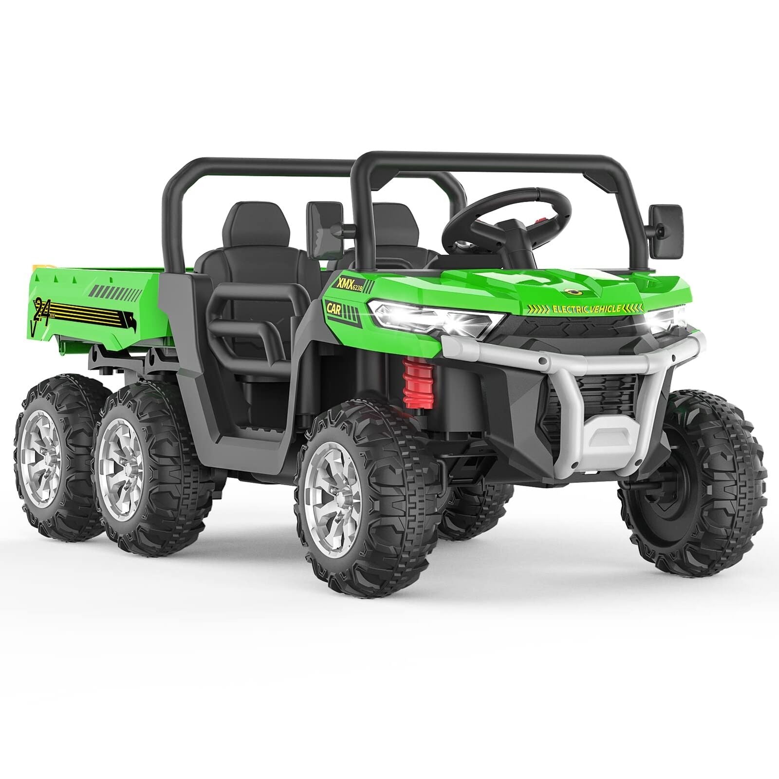 Electric 3-Speed Kids Ride-On Truck with Remote Control - Perfect Gift for US Children (24V)