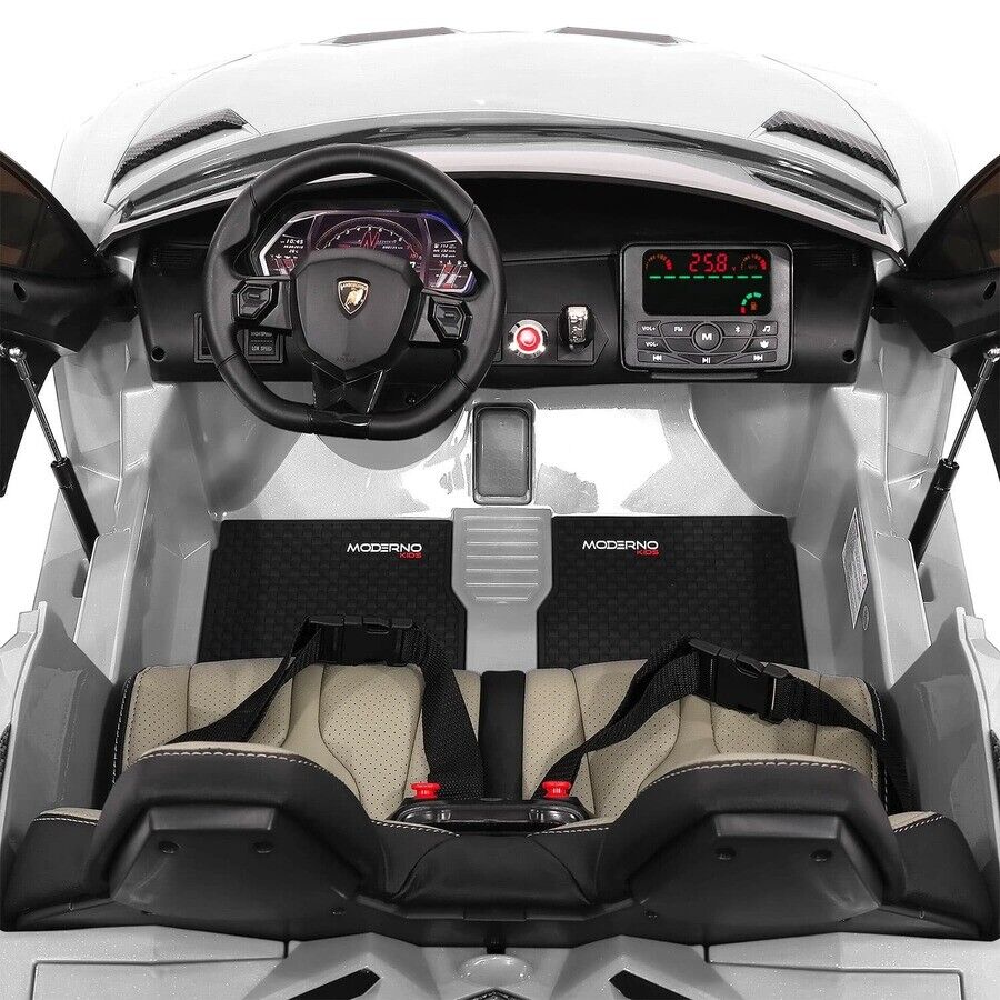 TWO SEATER LAMBORGHINI AVENTADOR 24V KIDS VEHICLE - KIDS ELECTRIC CAR WITH REMOTE CONTROL