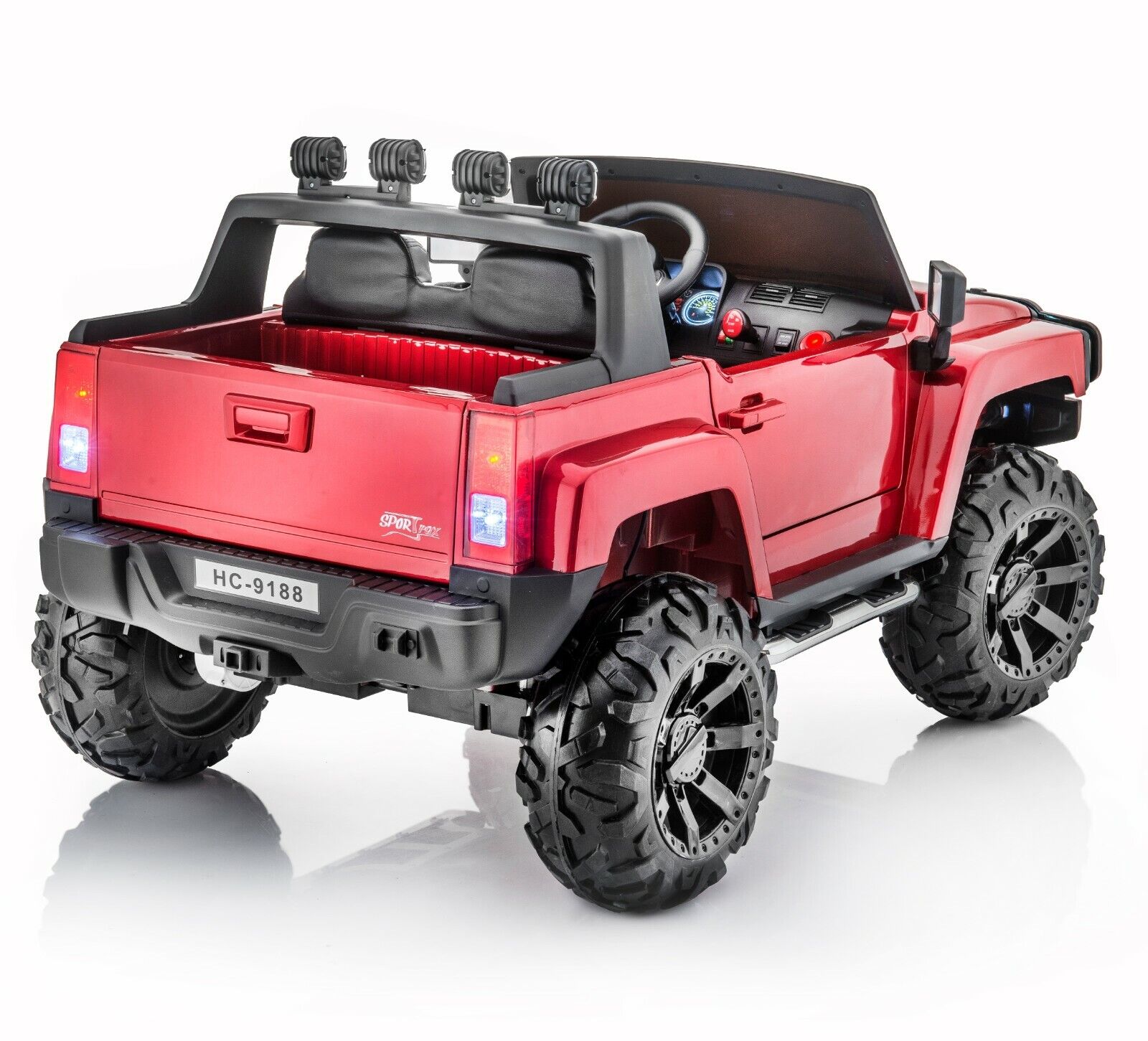 SUPERtrax® Warrior Children's Ride-On Toy - Glossy Crimson