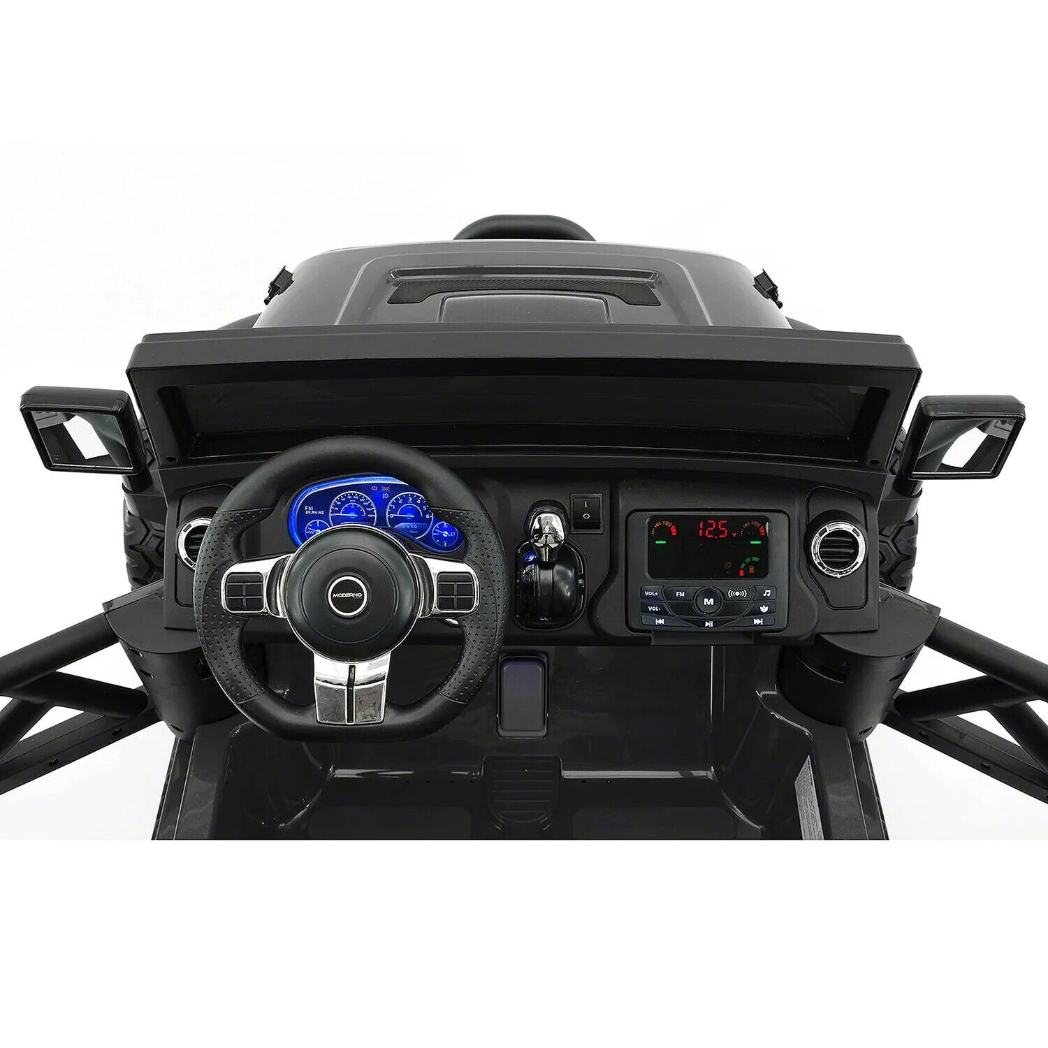 12V CHILDREN'S RIDE-ON JEEP TRUCK CAR, DUAL POWERFUL MOTORS, TWO SEAT CAPACITY, HIGH-GRIP TYRES, LED LIGHTS & REMOTE CONTROL