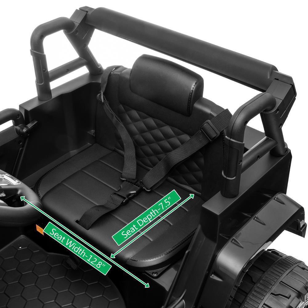 12V Kids Ride-On Truck with Remote Control and Safety Features