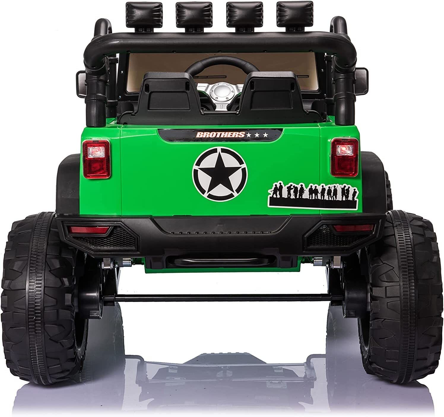 Premium 24V Electric Kids Jeep with 2X200W Battery, Remote Control, and 3-Speed Options