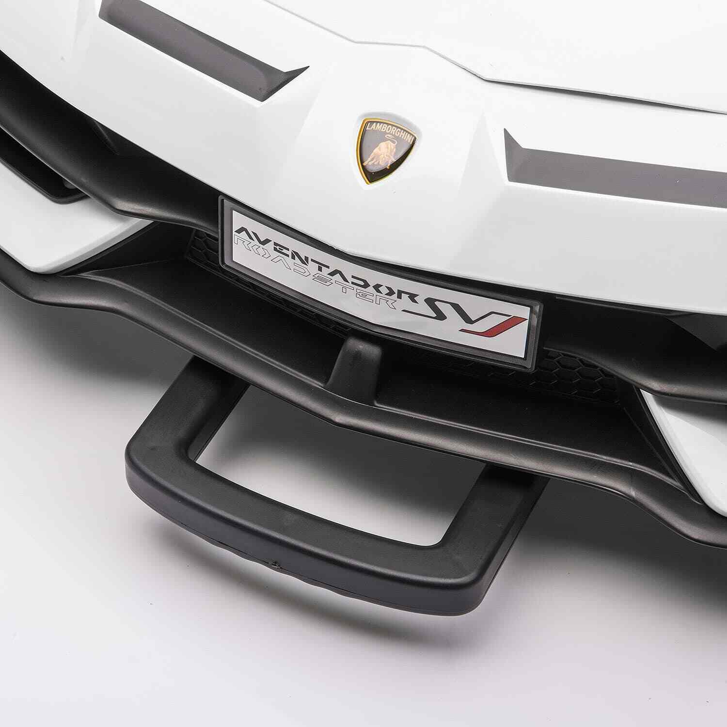 24V 2 SEATS AUTHENTIC LAMBORGHINI AVENTADOR SVJ KIDS RIDE-ON SPORTS VEHICLE WITH LIGHTS AND REMOTE CONTROL