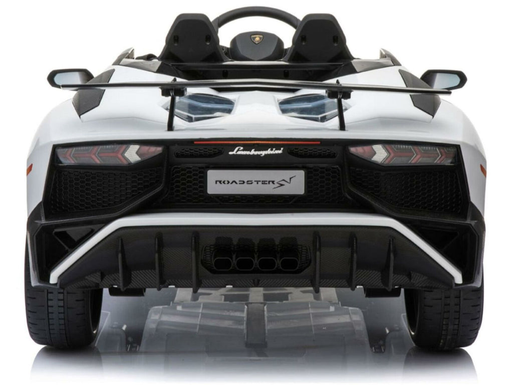 12v White Lamborghini Electric Ride-On Car for Kids with Remote Control
